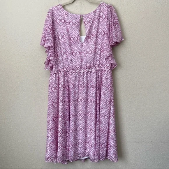 Torrid 2X Mini Chiffon Printed Skater Dress - Picture 10 of 13